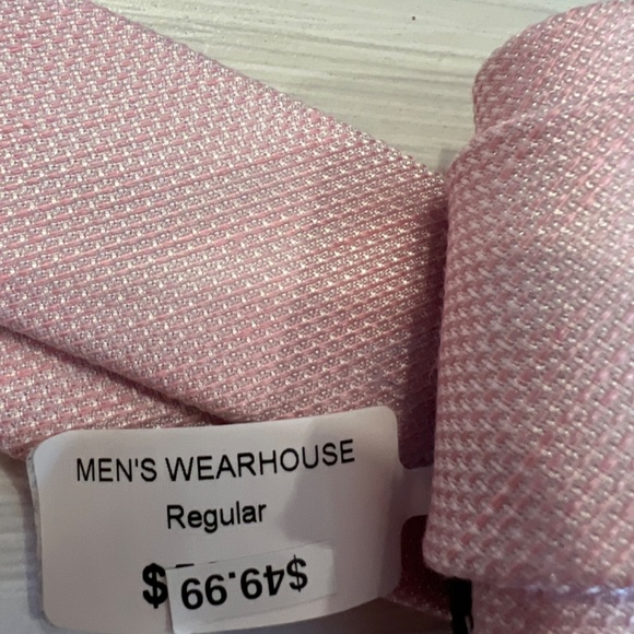 Men’s warehouse Pronto Uomo silk linen tie , NWT immaculate - Picture 2 of 6